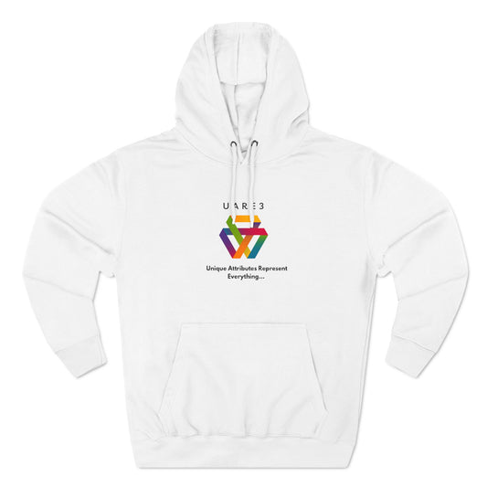 Three-Panel Fleece Hoodie featuring Unique Attributes Represent Everything