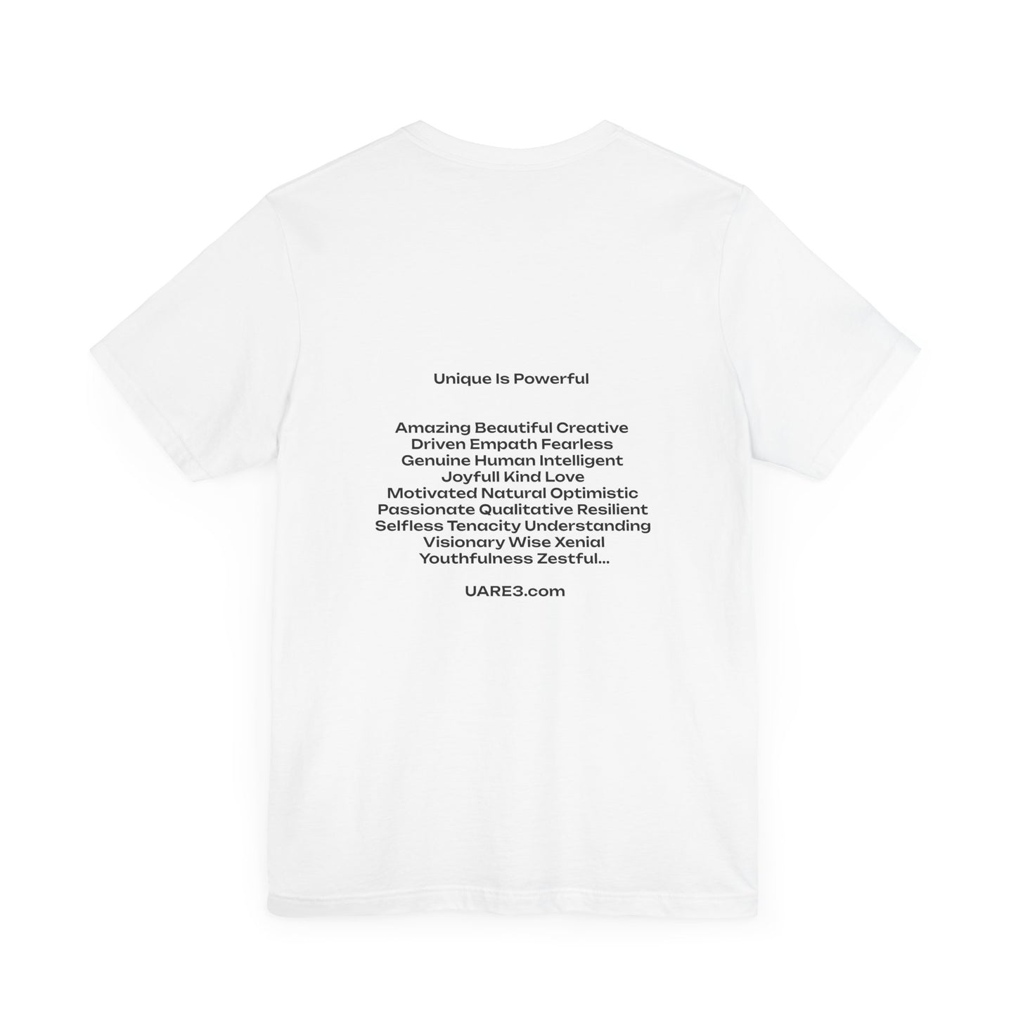 Short Sleeve Tee - Unique Attributes Represent Everything